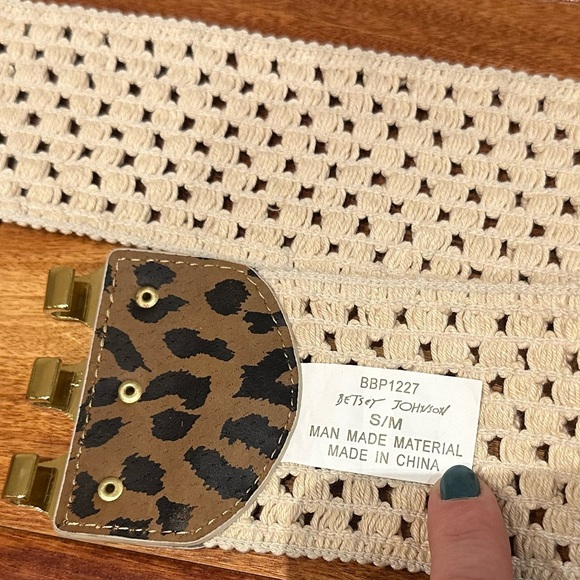 Betsy Johnson Crocheted Belt - Picture 2 of 3